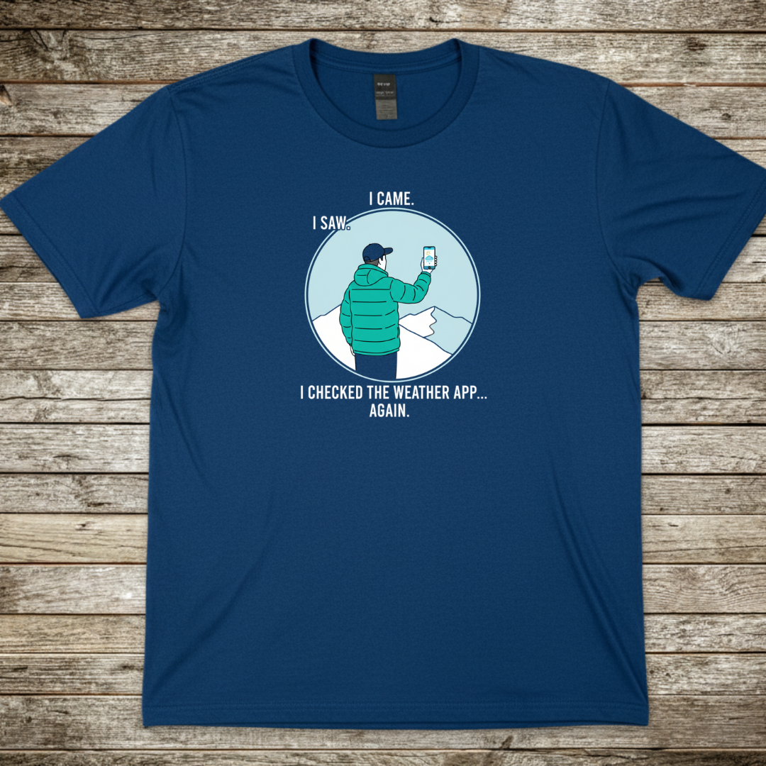 Printify T-Shirt Royal / S I came I Saw T-Shirt I came I Saw T-Shirt