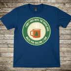 Printify T-Shirt Royal / S I Don't Hike Until Coffee Does T-Shirt I Don't Hike Until Coffee Does T-Shirt