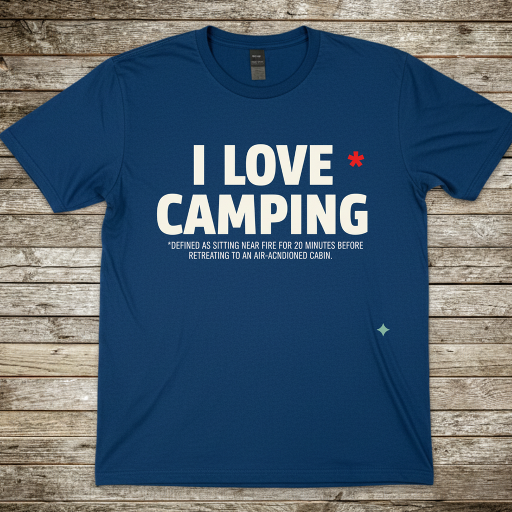Printify T-Shirt Royal / S I Love Camping T-Shirt I Love Camping T-Shirt