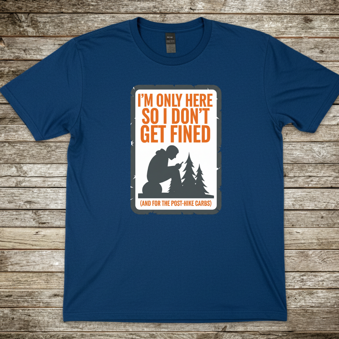 Printify T-Shirt Royal / S Im Only Here T-Shirt Im Only Here T-Shirt