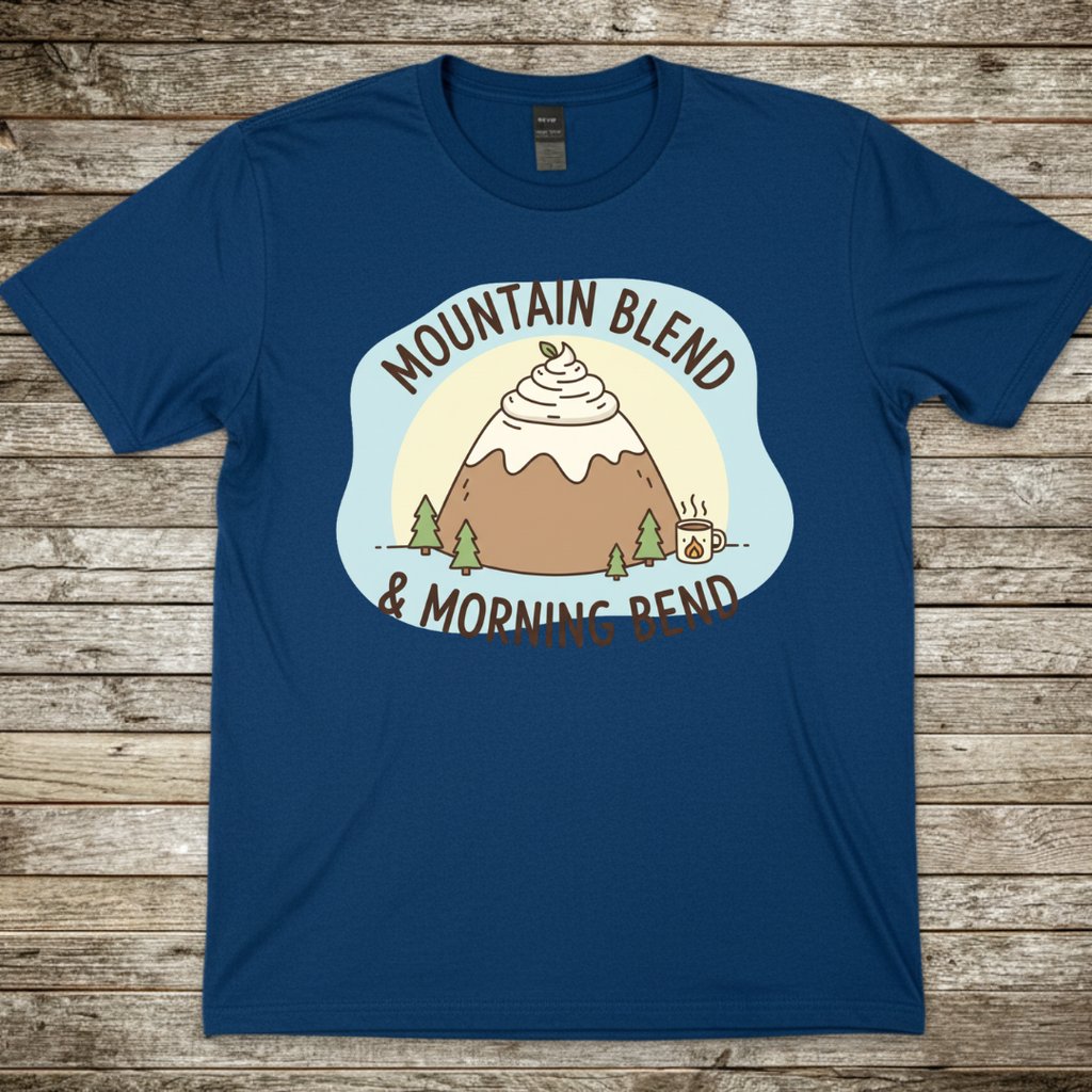 Printify T-Shirt Royal / S Mountain Blend T-Shirt Mountain Blend T-Shirt