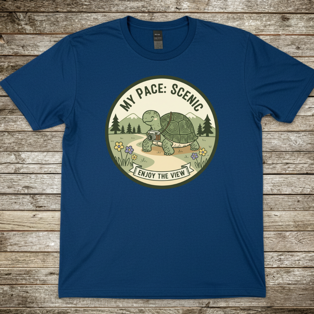 Printify T-Shirt Royal / S My Pace Scenic T-Shirt My Pace Scenic T-Shirt