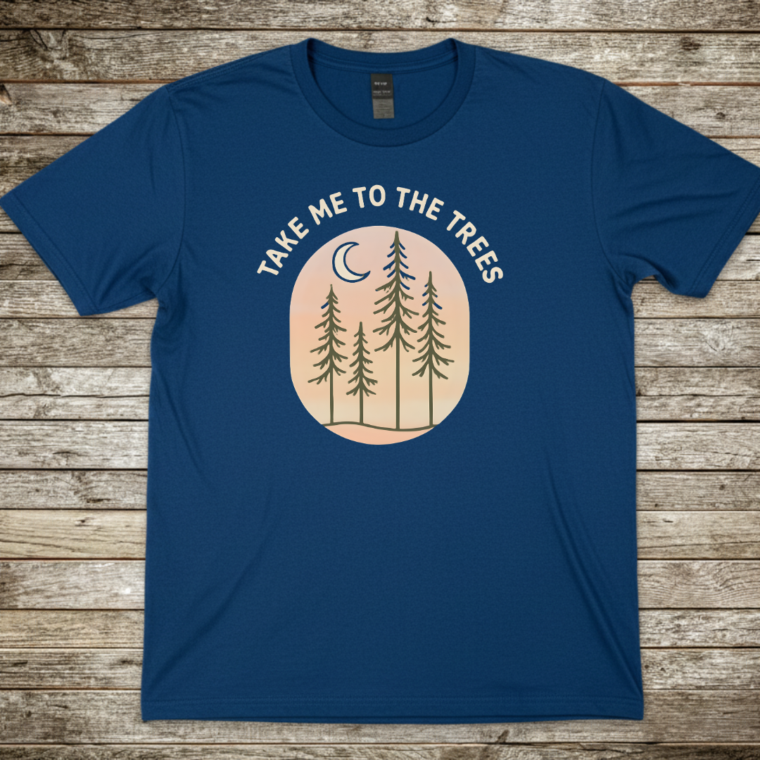 Printify T-Shirt Royal / S Take Me to the Trees T-Shirt 2 Take Me to the Trees T-Shirt 2
