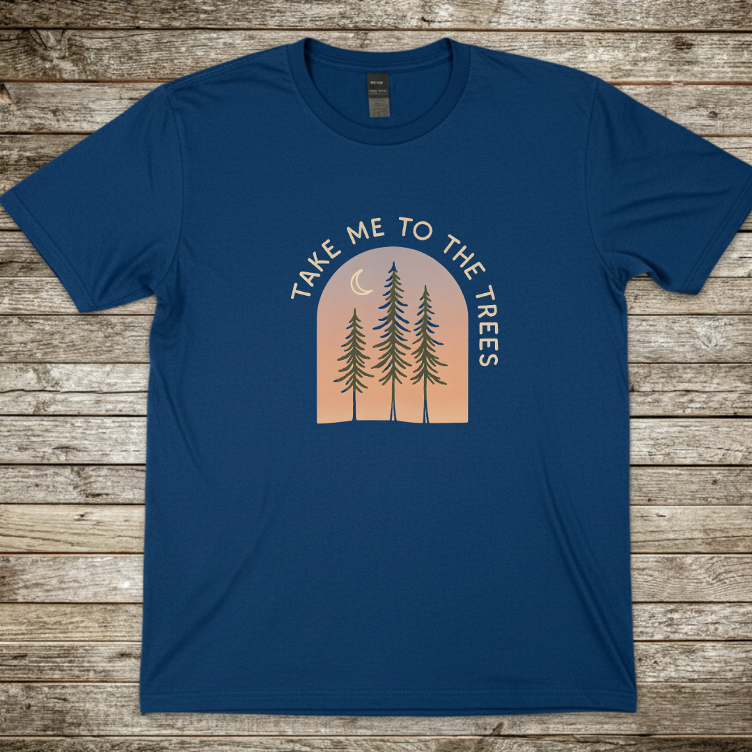 Printify T-Shirt Royal / S Take Me to the Trees T-Shirt Take Me to the Trees T-Shirt