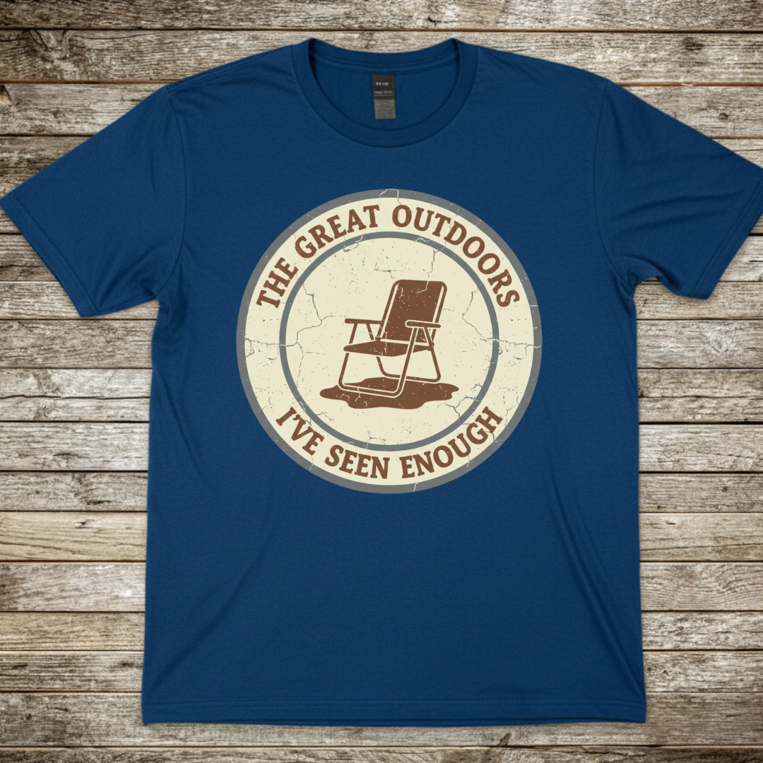 Printify T-Shirt Royal / S The Great Outdoors T-Shirt The Great Outdoors T-Shirt
