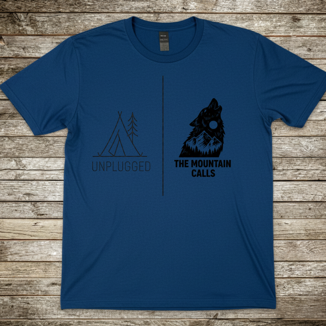 Printify T-Shirt Royal / S The Mountain Calls T-Shirt The Mountain Calls T-Shirt