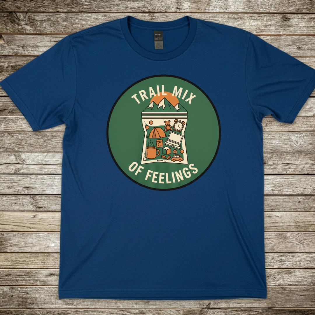 Printify T-Shirt Royal / S Trail Mix Of Feelings T-Shirt Trail Mix Of Feelings T-Shirt
