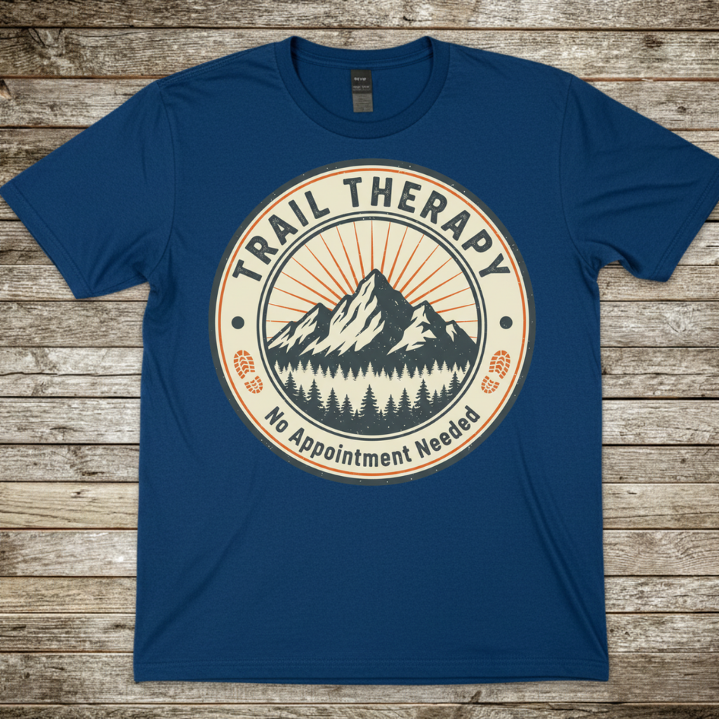 Printify T-Shirt Royal / S Trail Therapy T-Shirt Trail Therapy T-Shirt