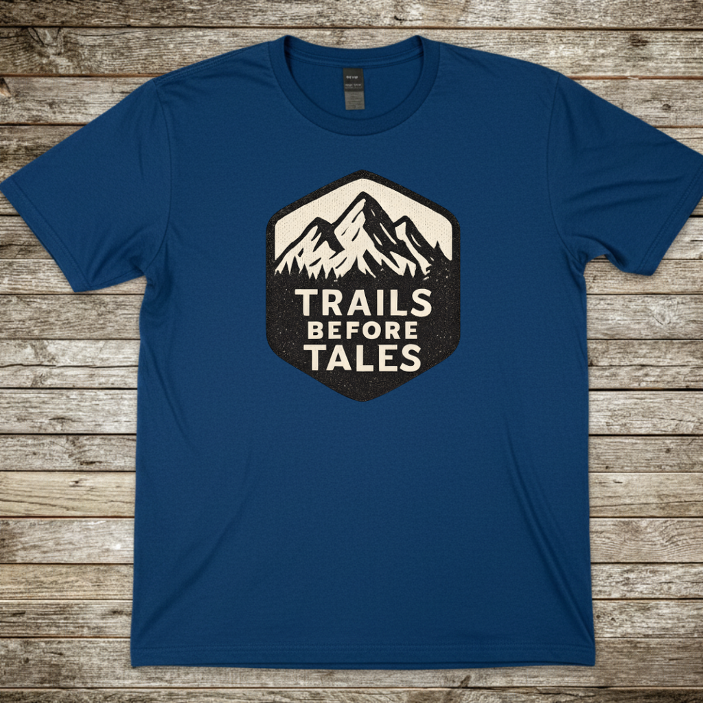 Printify T-Shirt Royal / S Trails Before Tales T-Shirt Trails Before Tales T-Shirt