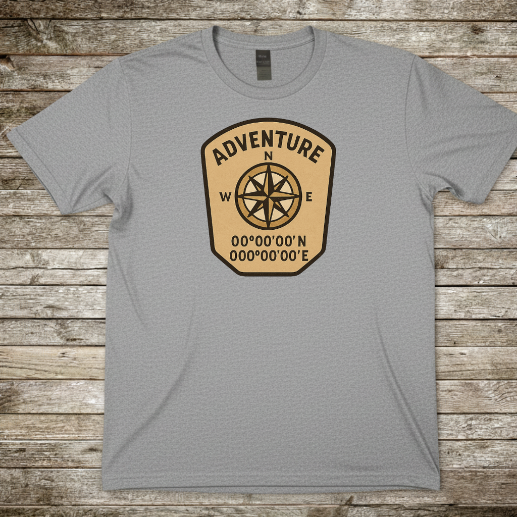 Printify T-Shirt Sport Grey / S Adventure Compass T‑Shirt 2 Adventure Compass T‑Shirt 2