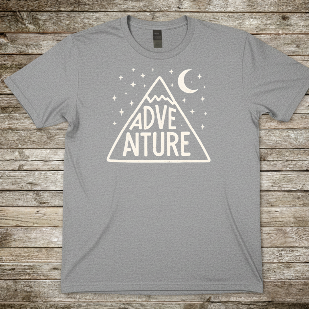 Printify T-Shirt Sport Grey / S Adventure Mountain T-Shirt Adventure Mountain T-Shirt