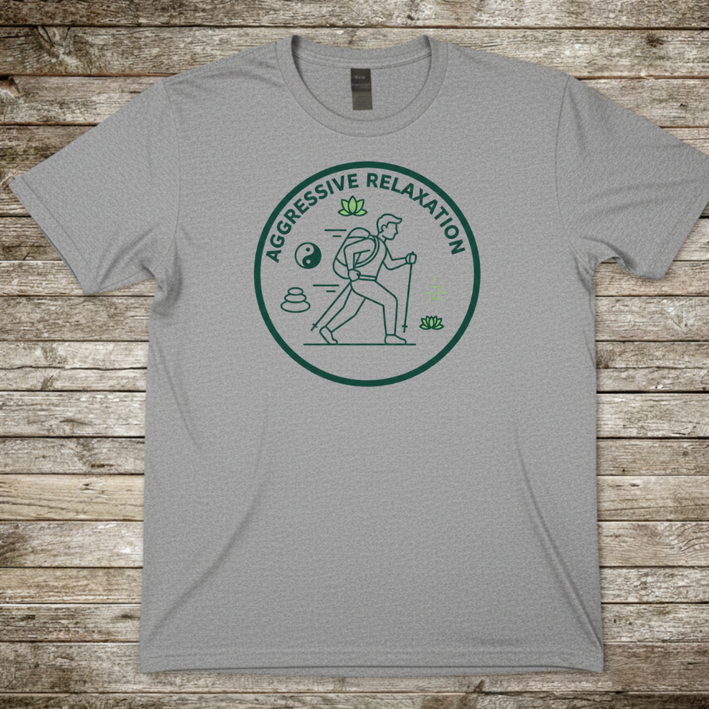 Printify T-Shirt Sport Grey / S Aggressive Relaxation T-Shirt Aggressive Relaxation T-Shirt