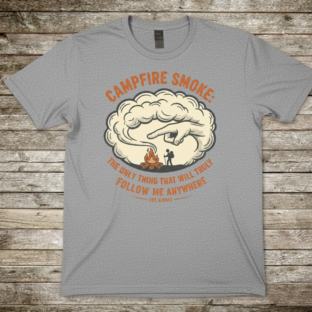 Printify T-Shirt Sport Grey / S Campfire Smoke T-Shirt Campfire Smoke T-Shirt