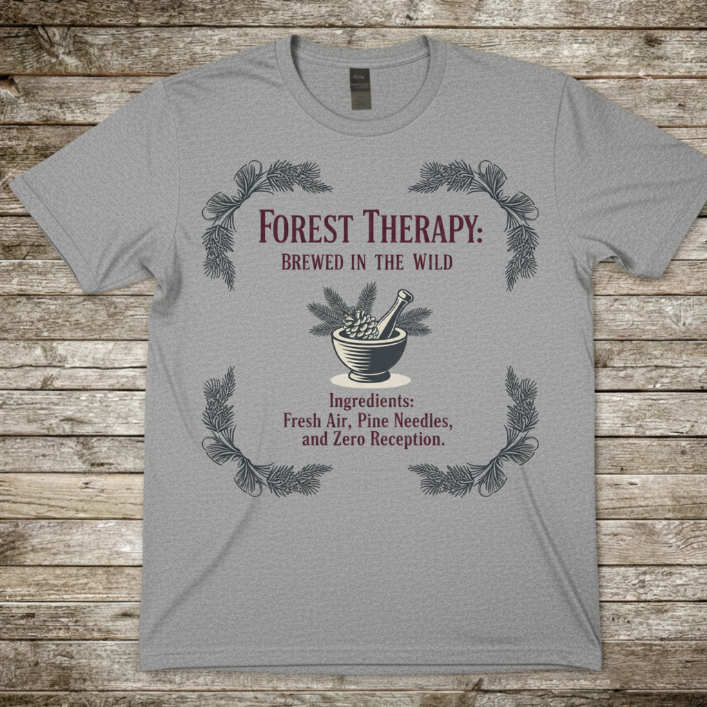 Printify T-Shirt Sport Grey / S Forest Therapy T-Shirt Forest Therapy T-Shirt