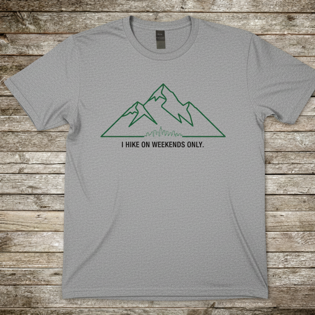 Printify T-Shirt Sport Grey / S Hike On Weekends T-Shirts Hike On Weekends T-Shirts