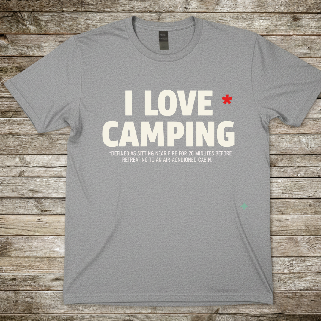 Printify T-Shirt Sport Grey / S I Love Camping T-Shirt I Love Camping T-Shirt