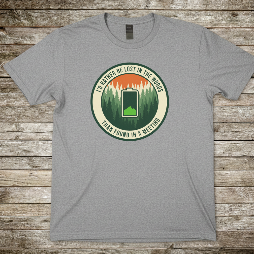 Printify T-Shirt Sport Grey / S I Would Rather Be Lost T-Shirt I Would Rather Be Lost T-Shirt