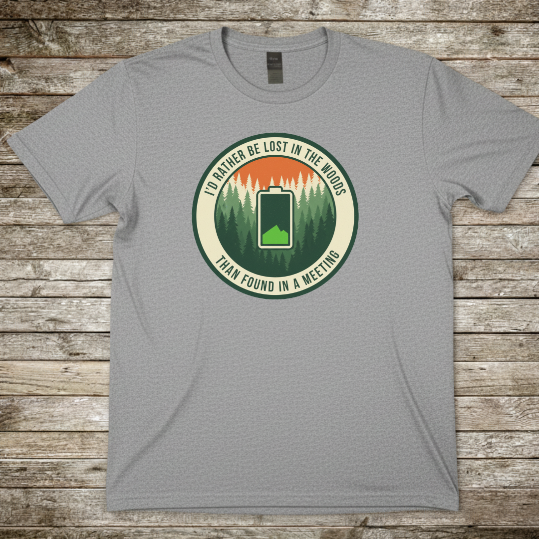 Printify T-Shirt Sport Grey / S I Would Rather Be Lost T-Shirt I Would Rather Be Lost T-Shirt