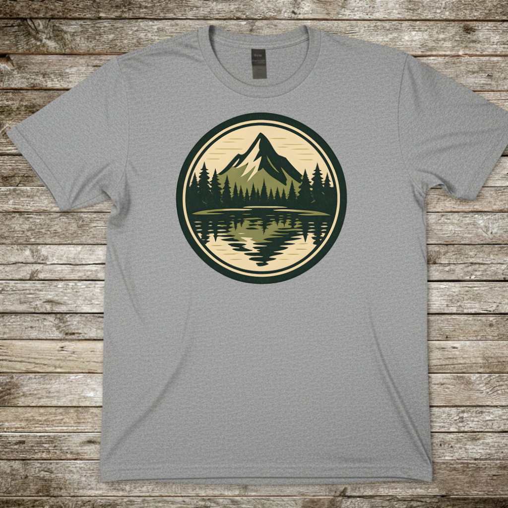 Printify T-Shirt Sport Grey / S Mountain Lake T-Shirt Mountain Lake T-Shirt