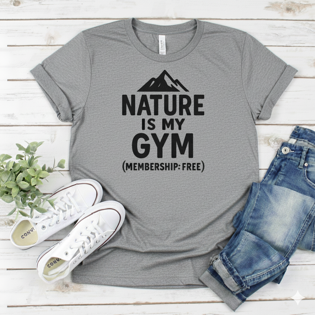 Printify T-Shirt Sport Grey / S Nature Is My Gym T‑Shirt Nature Is My Gym T‑Shirt