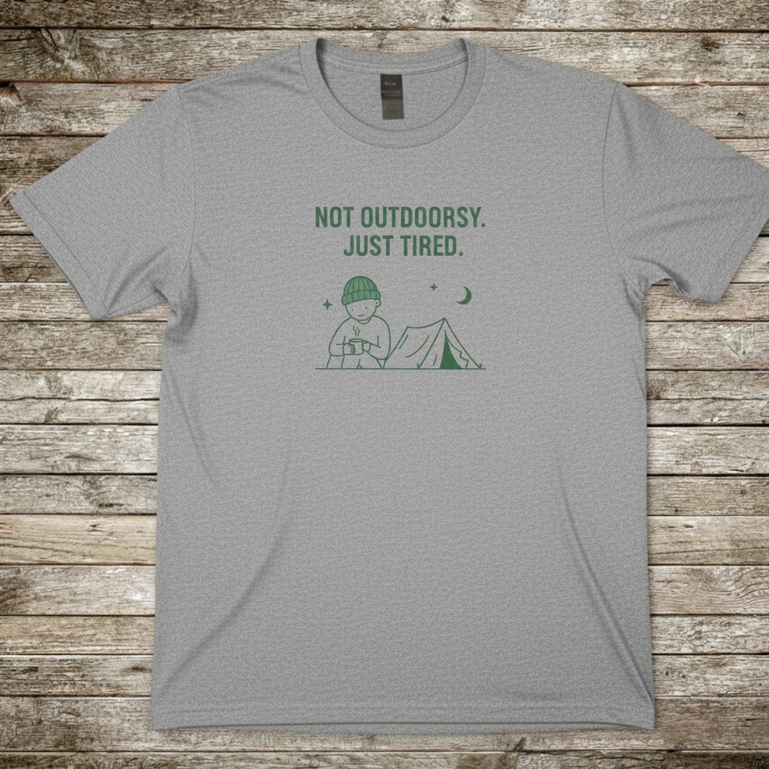 Printify T-Shirt Sport Grey / S Not Outdoorsy T-Shirt Not Outdoorsy T-Shirt