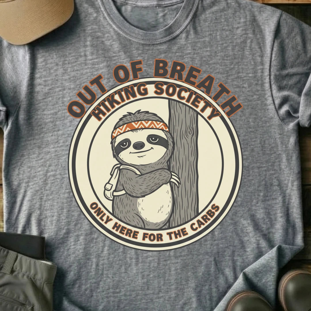 Printify T-Shirt Sport Grey / S Out of Breath T-Shirt Out of Breath T-Shirt