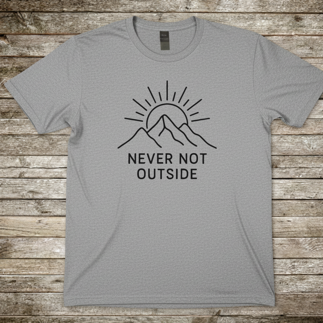 Printify T-Shirt Sport Grey / S Outdoor Mountain T-Shirt Outdoor Mountain T-Shirt