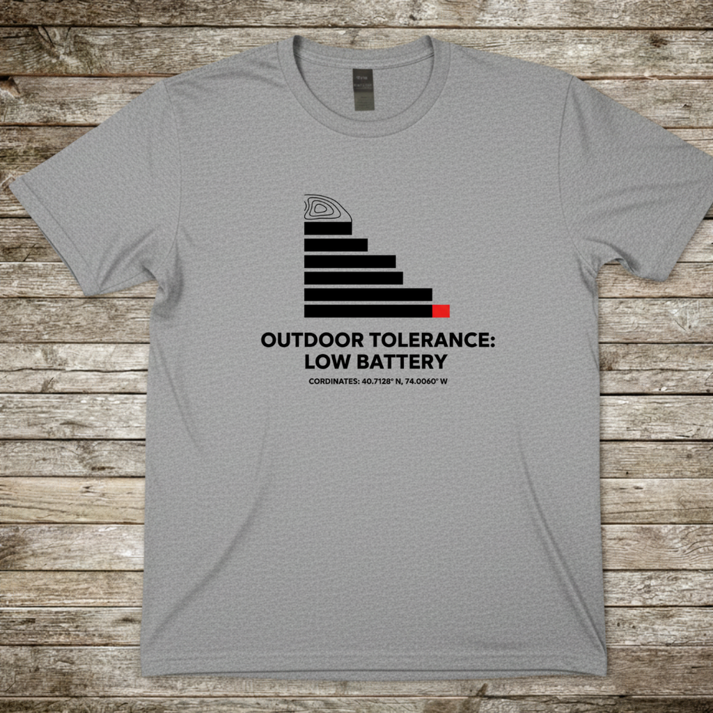 Printify T-Shirt Sport Grey / S Outdoor Tolerance T-Shirt Outdoor Tolerance T-Shirt