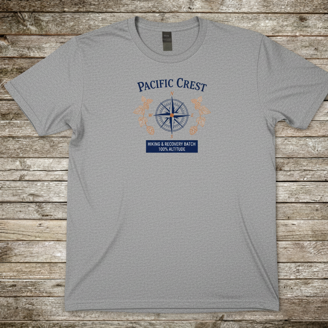 Printify T-Shirt Sport Grey / S Pacific Crest Compass T-Shirt Pacific Crest Compass T-Shirt