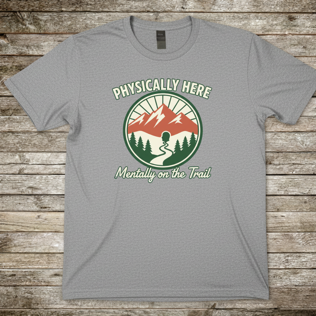 Printify T-Shirt Sport Grey / S Physically Here T-Shirt Physically Here T-Shirt