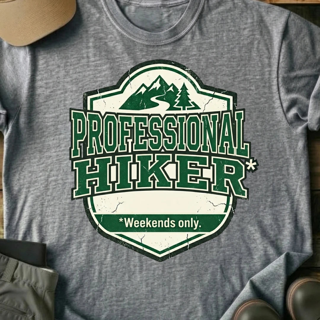 Printify T-Shirt Sport Grey / S Professional Hiker T-Shirt Professional Hiker T-Shirt