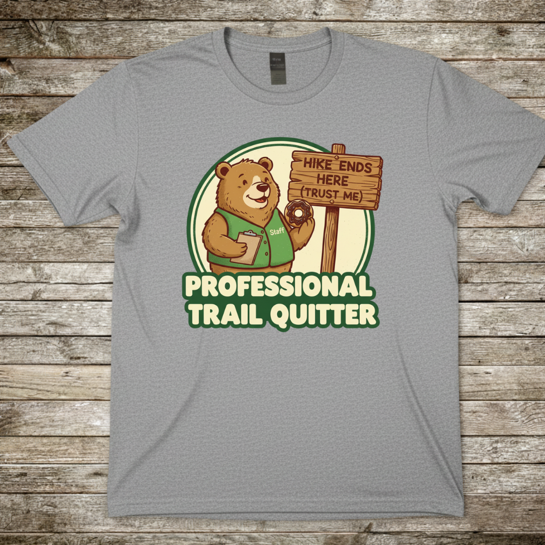 Printify T-Shirt Sport Grey / S Professional Trail Quitter T-Shirt Professional Trail Quitter T-Shirt