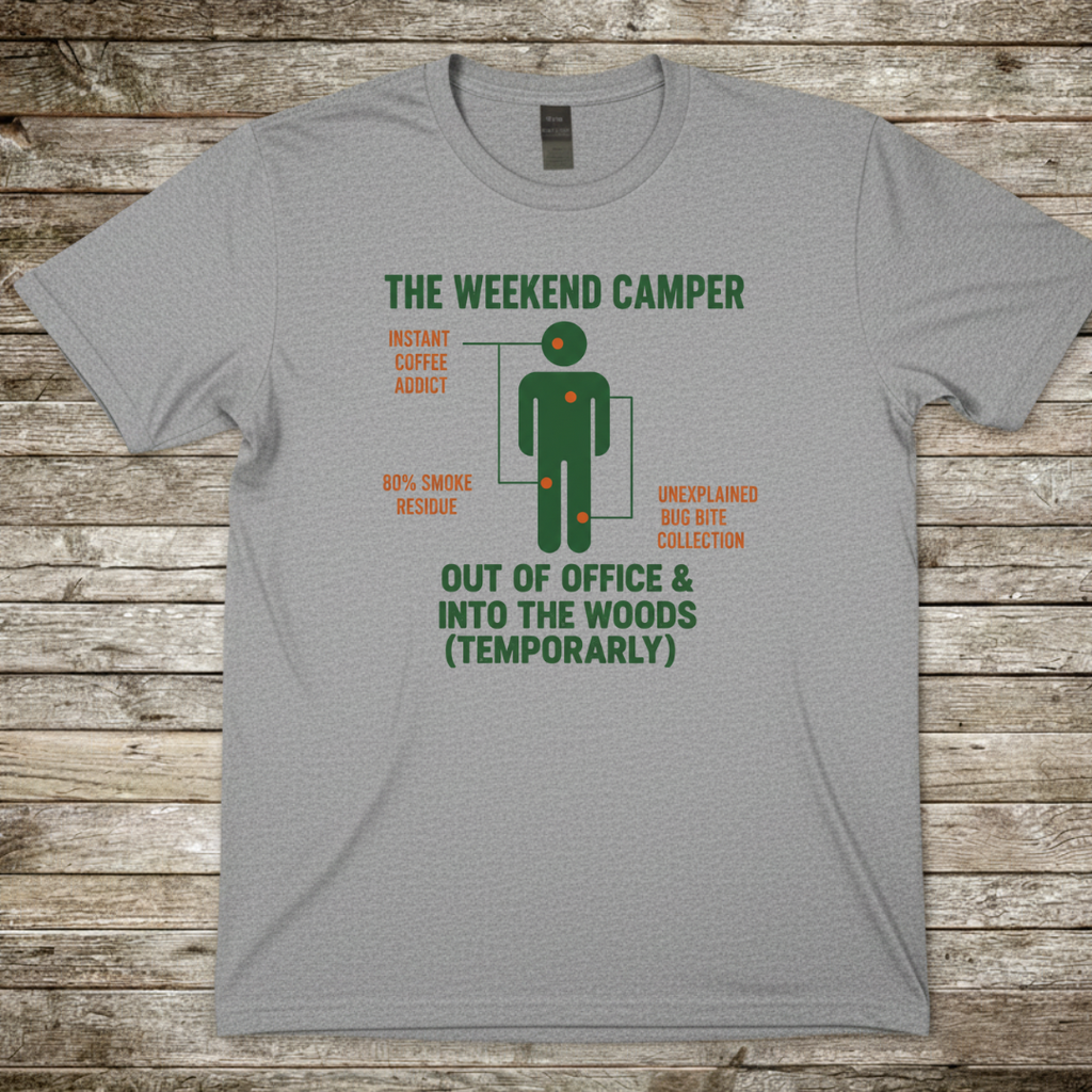 Printify T-Shirt Sport Grey / S Weekend Camper T-Shirt Weekend Camper T-Shirt