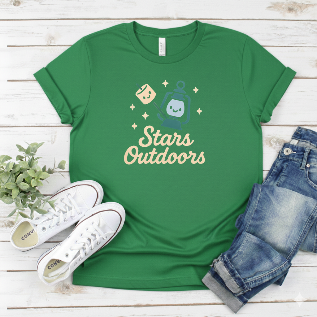 Printify T-Shirt "Stars Outdoors" "Stars Outdoors"