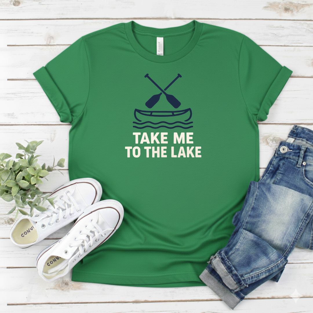 Printify T-Shirt Take Me to the Lake T-Shirt Take Me to the Lake T-Shirt