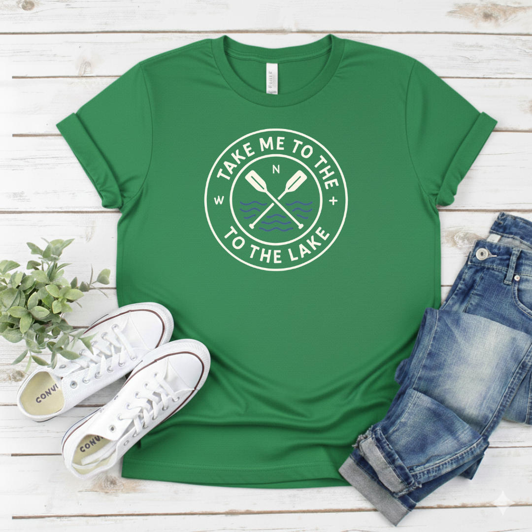 Printify T-Shirt "Take Me to the Lake" "Take Me to the Lake"