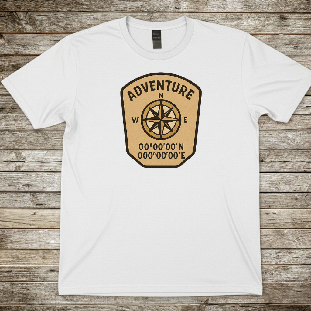 Printify T-Shirt White / S Adventure Compass T‑Shirt 2 Adventure Compass T‑Shirt 2