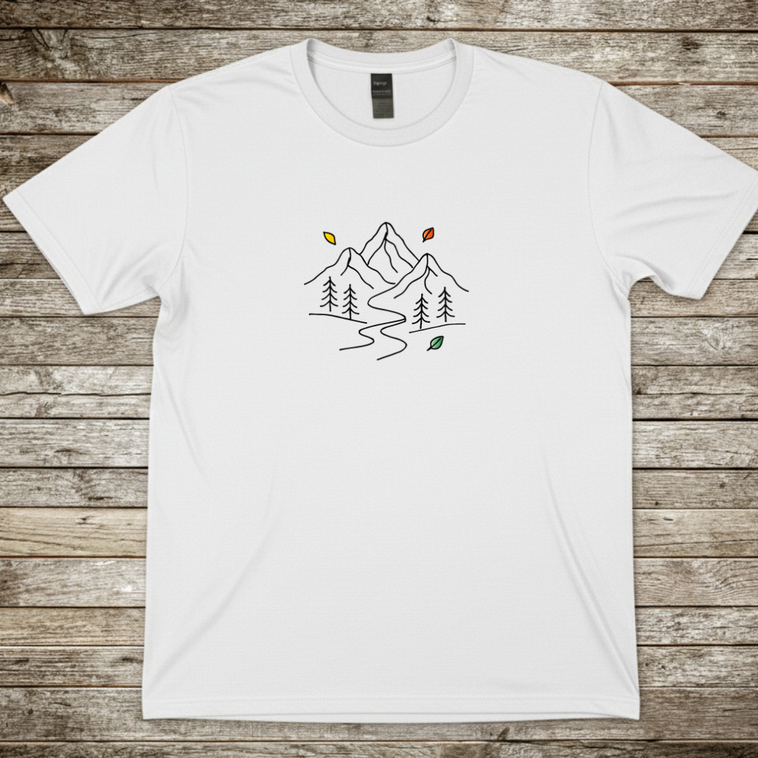 Printify T-Shirt White / S Adventure Mountain T-Shirt Adventure Mountain T-Shirt