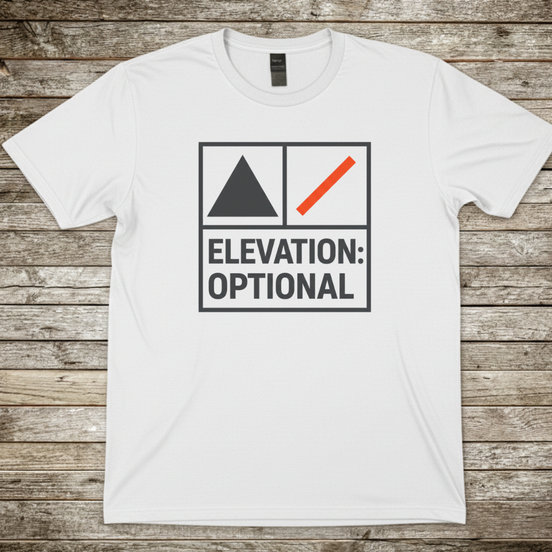 Printify T-Shirt White / S Elevation Optional T-Shirt Elevation Optional T-Shirt