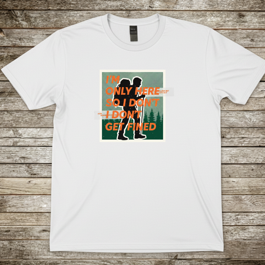 Printify T-Shirt White / S I'm Only Here T-Shirt I'm Only Here T-Shirt