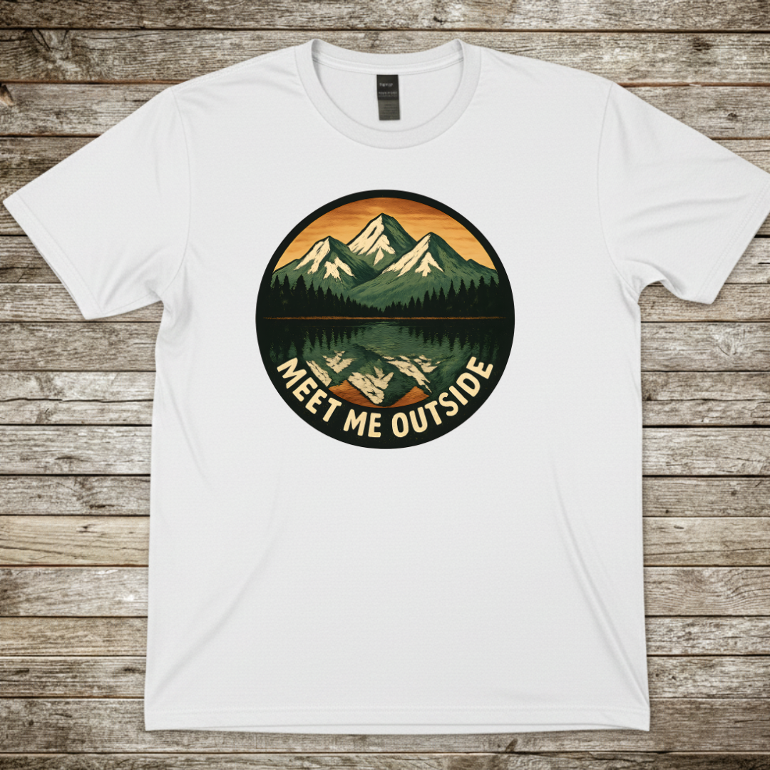 Printify T-Shirt White / S Meet Me Outside T-Shirt Meet Me Outside T-Shirt