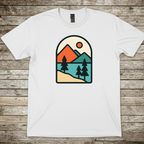 Printify T-Shirt White / S Mountain Sunrise T-Shirt Mountain Sunrise T-Shirt