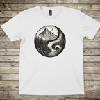 Printify T-Shirt White / S Mountain & Wave T-Shirt Mountain & Wave T-Shirt
