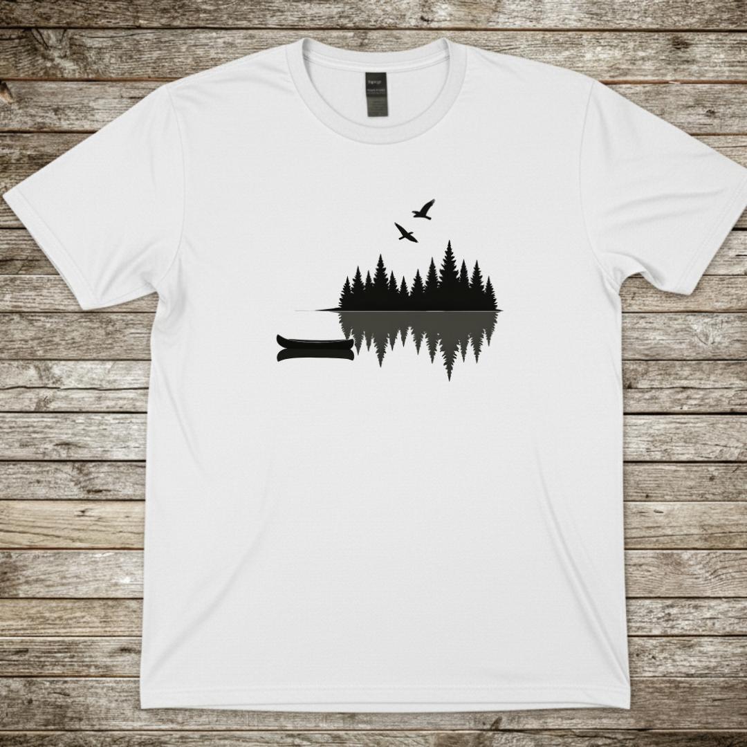 Printify T-Shirt White / S Nature Canoe T-Shirt Nature Canoe T-Shirt