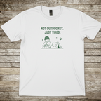Printify T-Shirt White / S Not Outdoorsy T-Shirt Not Outdoorsy T-Shirt