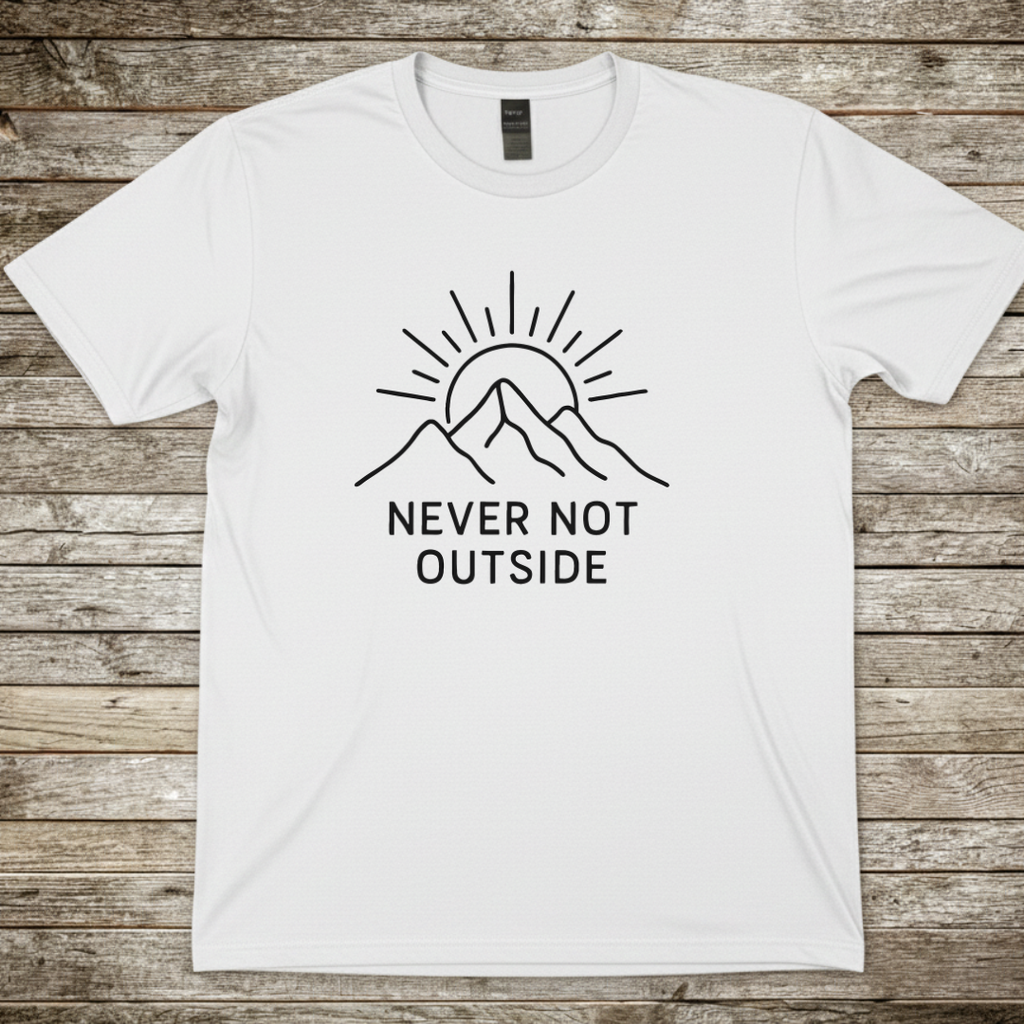 Printify T-Shirt White / S Outdoor Mountain T-Shirt Outdoor Mountain T-Shirt