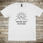 Printify T-Shirt White / S Outdoor Mountain T-Shirt Outdoor Mountain T-Shirt