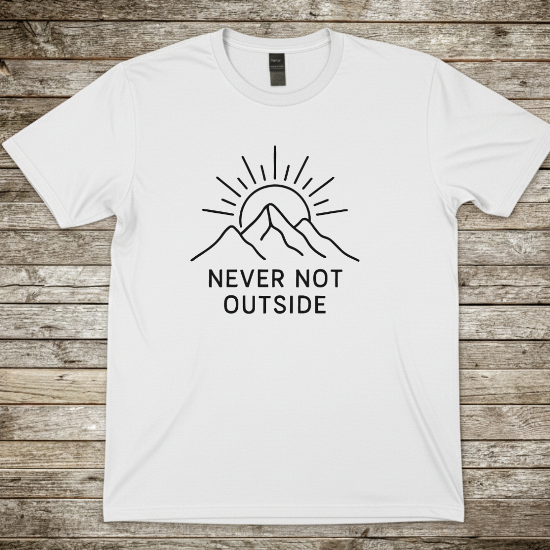 Printify T-Shirt White / S Outdoor Mountain T-Shirt Outdoor Mountain T-Shirt