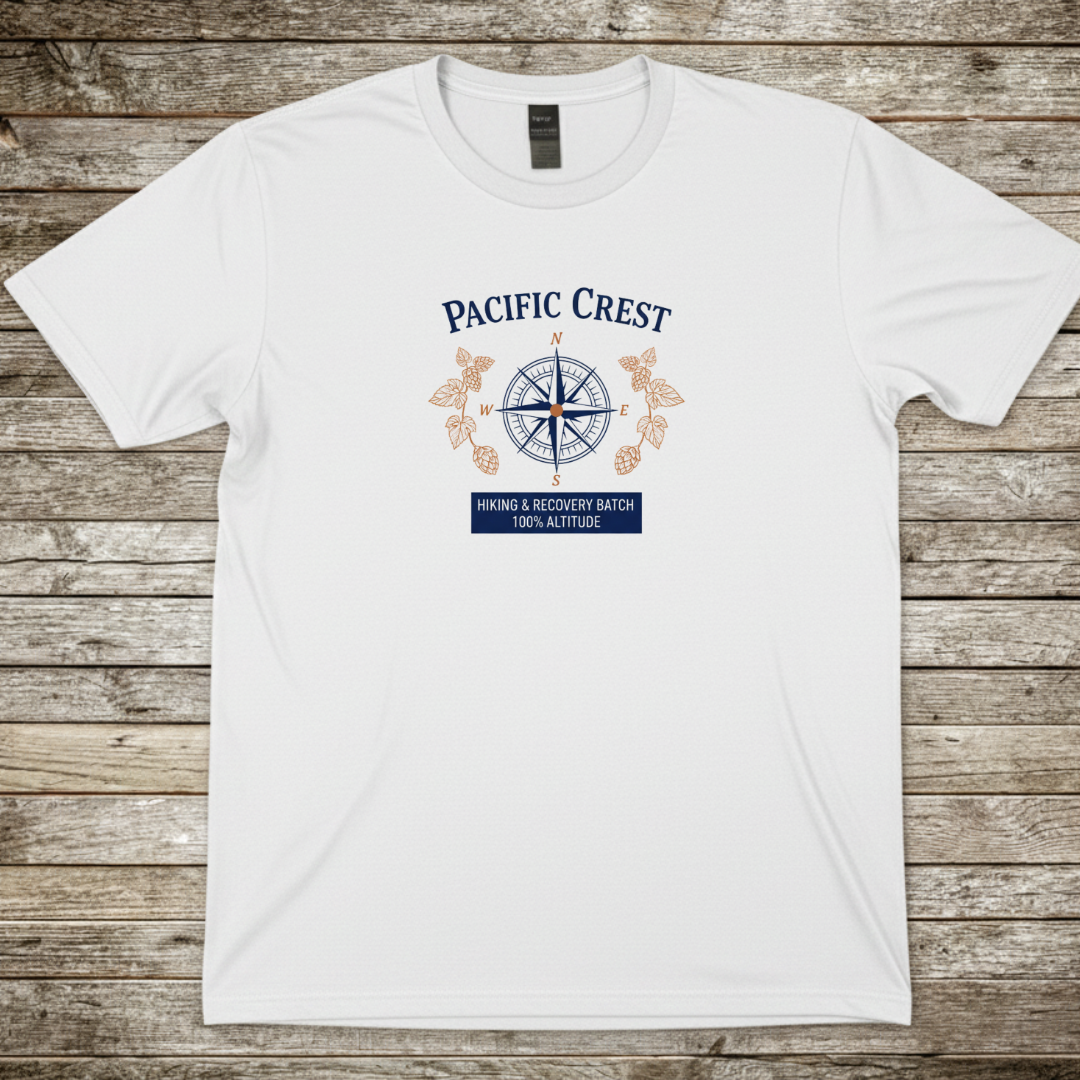 Printify T-Shirt White / S Pacific Crest Compass T-Shirt Pacific Crest Compass T-Shirt