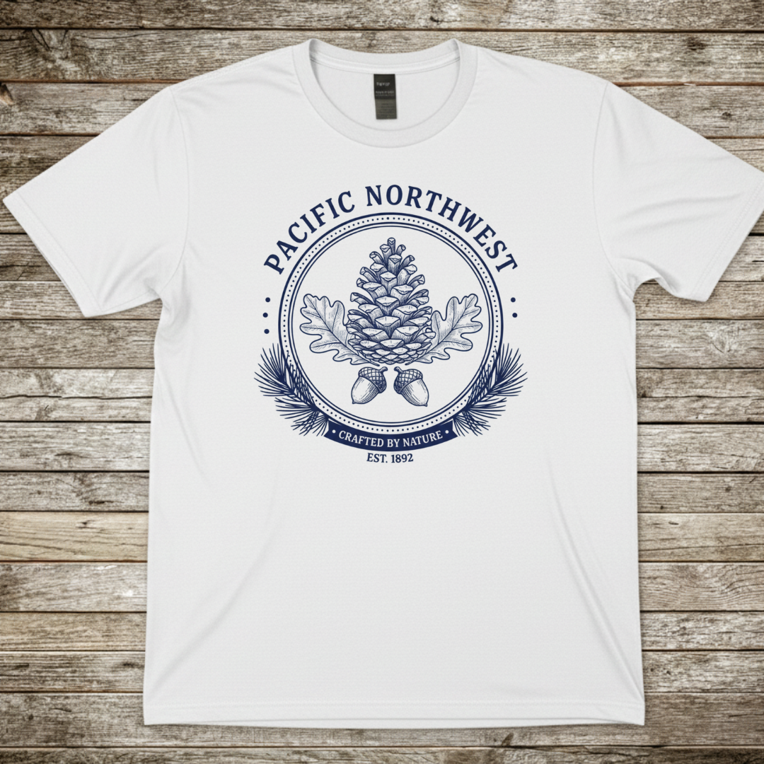 Printify T-Shirt White / S Pacific Northwest T-Shirt Pacific Northwest T-Shirt